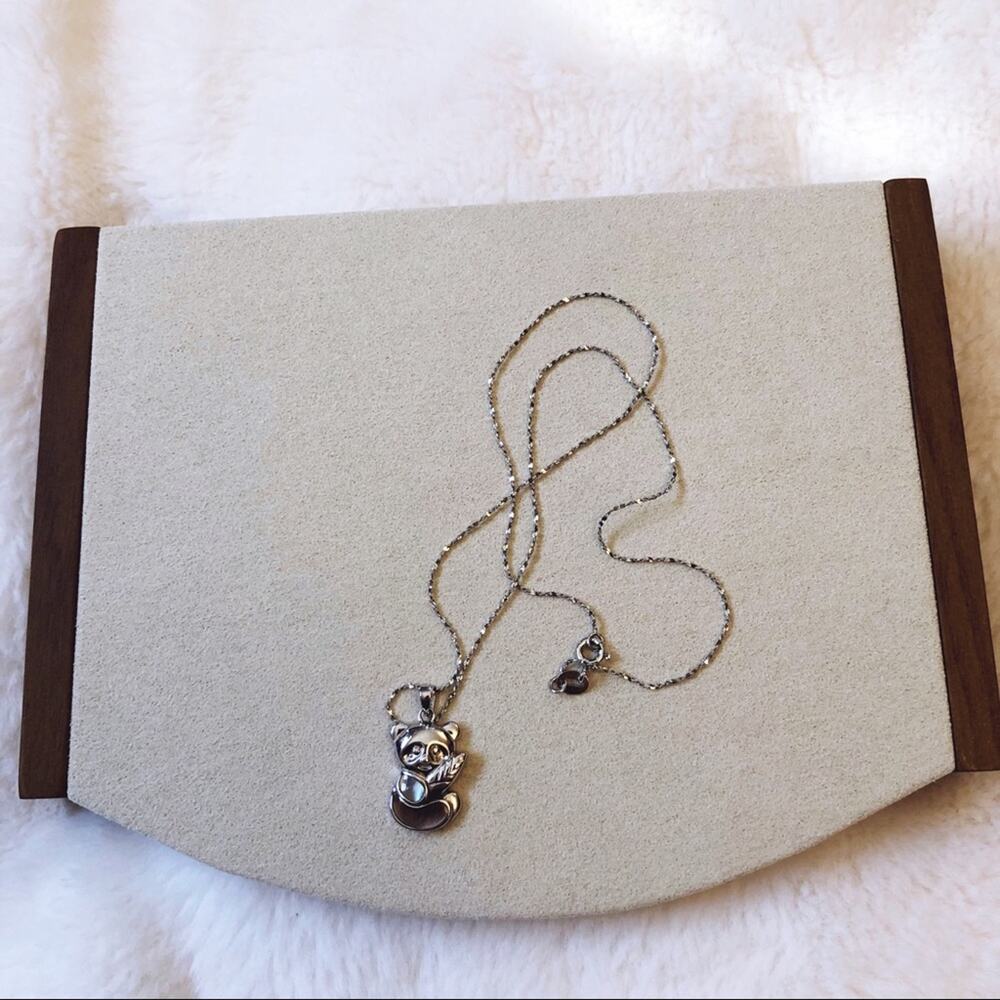 Sterling Silver Adorable Panda Necklace - Picture 5 of 8